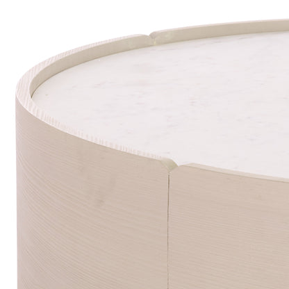 Alanabella Marble Round Coffee Table | Safavieh Couture - SFV5553