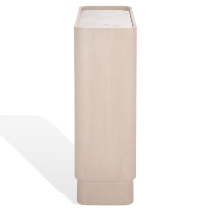 Alanabella Marble Bar Cabinet | Safavieh Couture - SFV5554