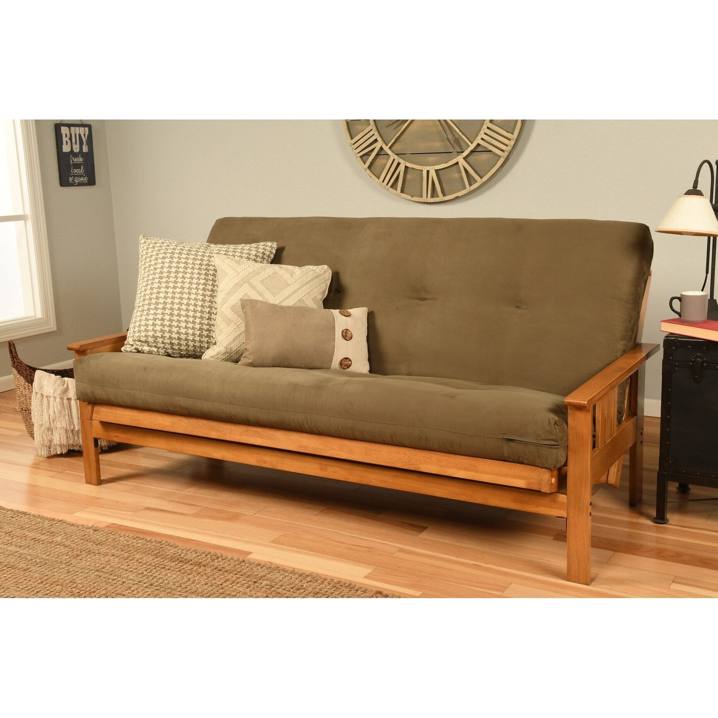 Somette High-density Foam and Spring Full-size Replacement Futon Mattress Only (Frame Not Included)