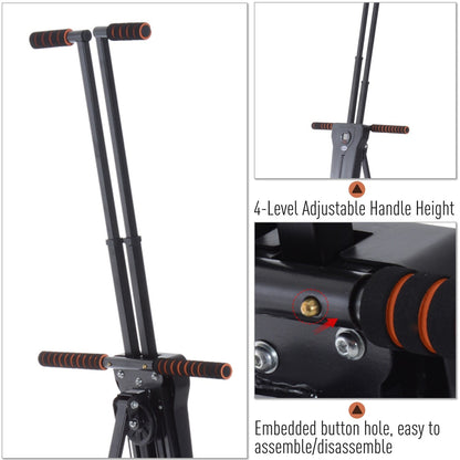 Soozier Steel Vertical Stair Climber Exercise Machine - 28L x 26W x 82H