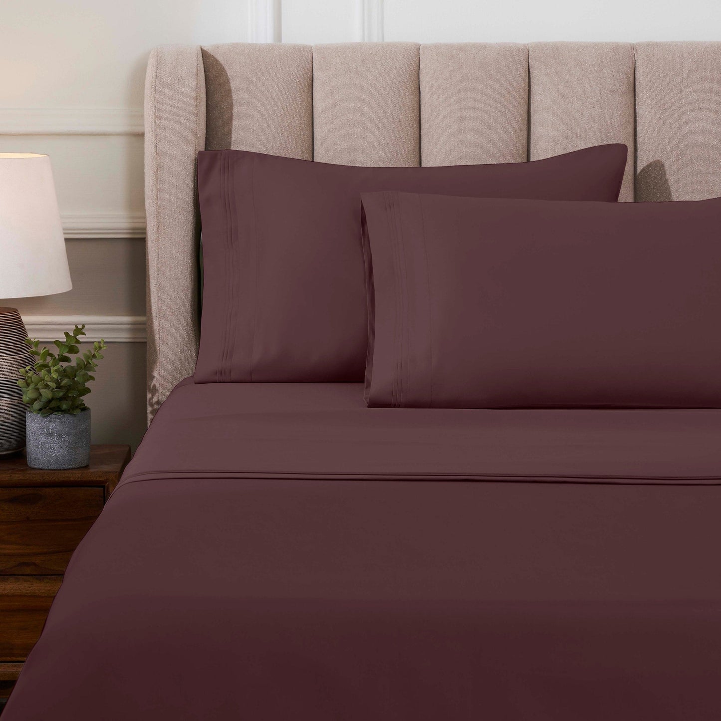 Superior Egyptian Cotton 1000 Thread Count Deep Pocket Solid Sheet Set