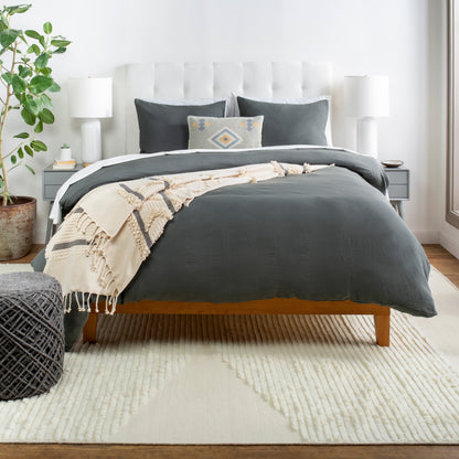 Artistic Weavers Suzzy Solid Linen Duvet Cover Set