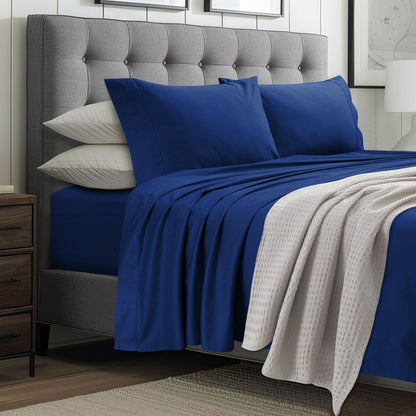 Tribeca Living 1000 Thread Count Egyptian Cotton Extra Deep Pocket Bed Sheet Set