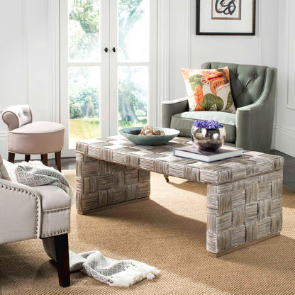 Adkin Rattan Coffee Table | Safavieh - WIK6503