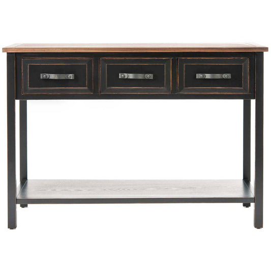 Aiden 3 Drawer Console Table | Safavieh - AMH6502