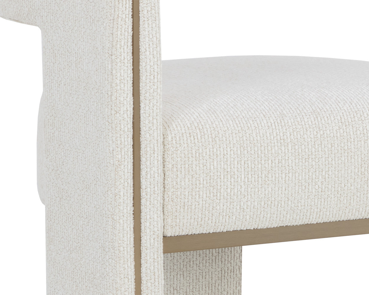 Adamina Dining Armchair - Rhea Light Barley | Sunpan Furniture - 111669