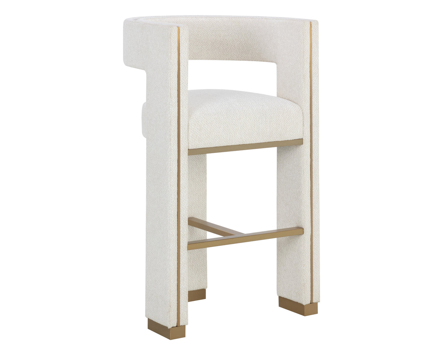 Adamina Barstool - Rhea Light Barley | Sunpan Furniture - 111668