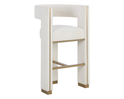 Adamina Barstool - Rhea Light Barley | Sunpan Furniture - 111668