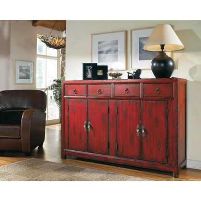 58'' Red Asian Cabinet | Hooker Furniture - 500-50-711