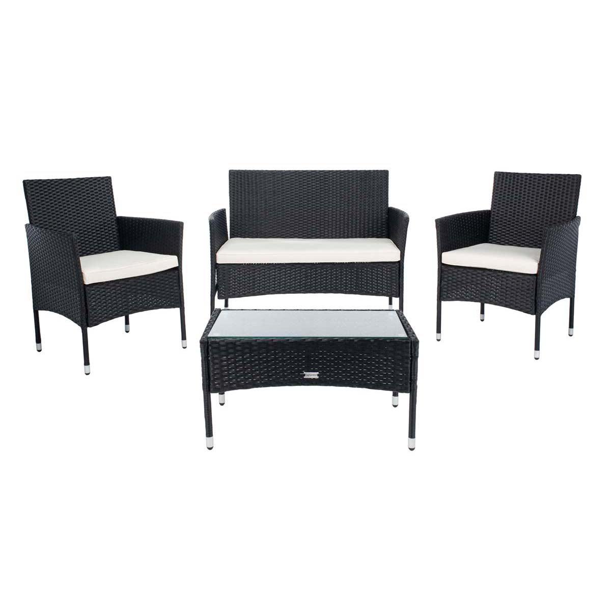 Abdul 4Pc Living Set | Safavieh - PAT7504