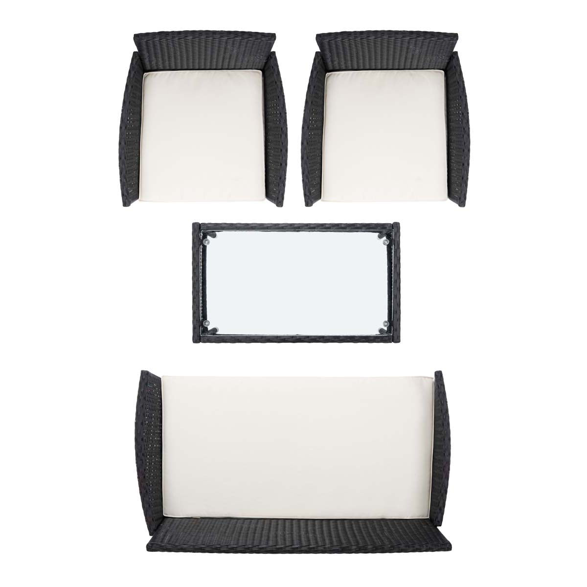 Abdul 4Pc Living Set | Safavieh - PAT7504