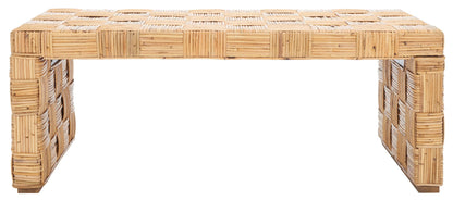 Adkin Rattan Coffee Table | Safavieh - WIK6503